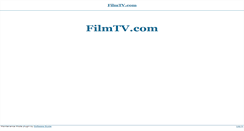 Desktop Screenshot of filmtv.com